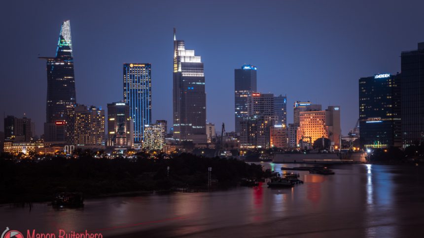Ho Chi Minh Skyline avondfotografie