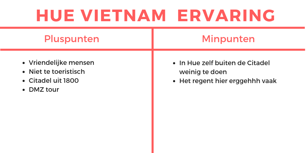 hue vietnam niet vergeten tijdens je rondreis