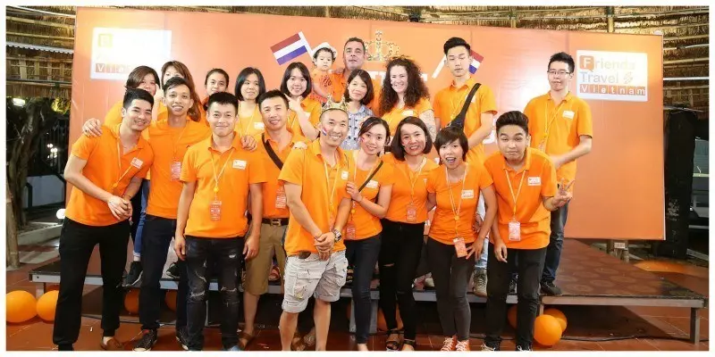 Kanjers van Friends Travel Vietnam Team