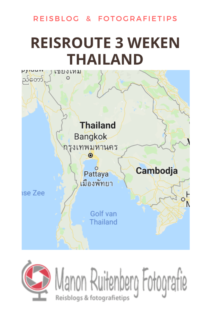 reisroute thailand 3 weken